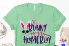 The bunny is my homeboy - Easter SVG EPS DXF PNG File Product Image 3