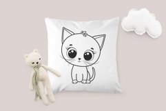 Cute kitten clipart, SVG, PNG, EPS Product Image 4