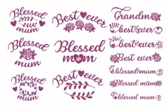 Mother's day, brilliant sublimation. Mom is quoting. Product Image 3