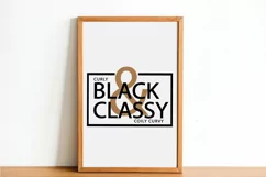 Black Woman SVG PNG EPS DXF Black and Classy SVG AFRO SVG Product Image 6