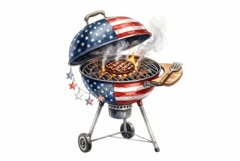 4th of July Sublimation Patriotic Clipart Bundle Product Image 15