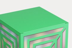Square Ornaments 2 Cuttable Favor Box Repeating Holes SVG Product Image 4