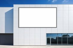 Sign Board Mockup Commercial Building Fascia Aluminium Metal Product Image 1