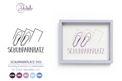 Schuhparkplatz SVG Product Image 1