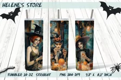 Halloween sublimation tumbler |Halloween party tumbler png Product Image 2