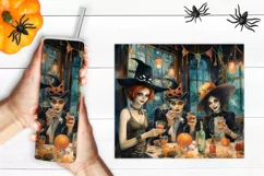 Halloween sublimation tumbler |Halloween party tumbler png Product Image 3