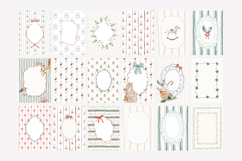 Cozy Christmas Watercolor Frames and Backgrounds Product Image 2