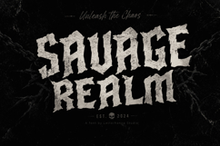 Bloodclaw Font The Baddest Font for Metal Typography, Horror Product Image 8