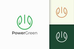 Combination Of Leaf Shape and Power For Technology Company Product Image 1