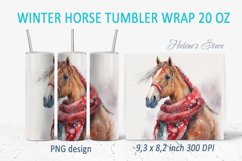 Christmas horse tumbler | Horse Tumbler Sublimation bundle Product Image 9
