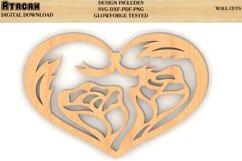 8 Decorative Hearts for Wall SVG Bundle / Wood Wall Hanging Product Image 5
