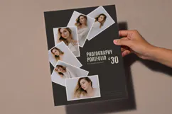 Minimalist Dark Photography Portfolio Photo Collage Product Image 8