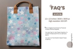 Pastel Stars Seamless Pattern Digital Papers Product Image 2