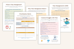 ADHD 2026 Time Management Worksheets Product Image 8