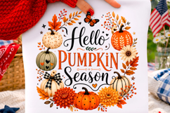 Cozy Fall Halloween Pumpkin PNG Product Image 8
