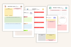 20262027 CBT Anxiety Workbook &amp; Planner Product Image 5