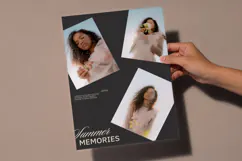 Editable Canva Photo Collage Template | Dark Moody Printable Product Image 8