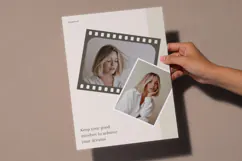 Film Strip Neutral Photo Collage Editable Canva Template Product Image 8