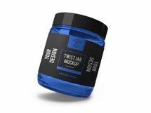 Medium Twist Jar Packaging 3D Mockup Template Bundle Product Image 9