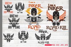 Biker svg i am a Biker svg motorcycles bundle Product Image 1