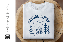 Nature Lover SVG | Camping T-Shirt Design Product Image 1