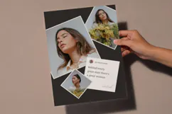 Moody Dark Photo Collage Editable Canva Template Product Image 8