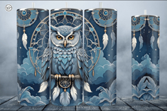 Owl Tumbler Sublimation, 20 oz Tumbler Wrap Product Image 5