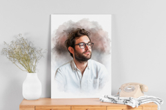 Canvas Custom Portrait Art Product Image 1