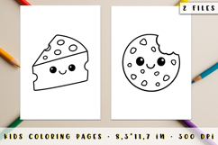Kawaii Food Coloring Bundle - Pages for Kids Product Image 11