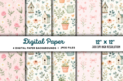 Digital Paper Backgrounds JPG Product Image 1