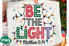 Be the Light Matthew PNG Christmas Light Product Image 3