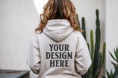Ash Gildan 18500 Hoodie Sweatshirt Mockup, Unisex Hoodie Moc Product Image 1