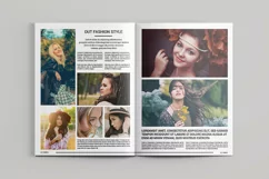 Fashion Lookbook Brochure, Photography Magazine Template Product Image 11
