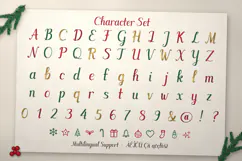 Christmas Holly Script - Festive Brush Script Font Product Image 7