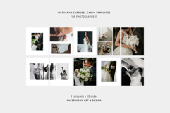 Instagram Carousel Canva Templates | Wedding Photography Product Image 8