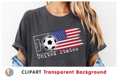 Big Bundle. 48 Soccer World Cup 2026 National Teams cliparts Product Image 8