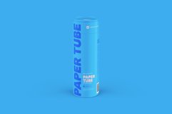 Closed Paper Tube Mockup 80x240mm Product Image 6