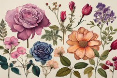 Flowers Vintage Book Herbarium Product Image 6