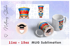 4 Funny Christmas Mug Designs. 11oz-15oz Mouth Bottom Mug. Product Image 8