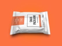 Snack Pouch Packaging 3D Mockup Template Bundle Product Image 6
