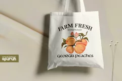 Farm Fresh Market's Vintage Fruit Tee Sublimation Design 08 Product Image 4