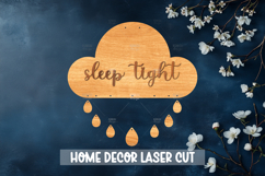 Nursery Dream Catcher - Wooden Nursery Decor Laser Cut Product Image 1