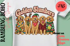 Golden Slumbers 5 Christmas Retriever Dogs Product Image 1