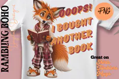 Oops I Bought Another Book Cute Kitsune Product Image 1