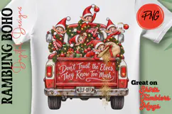 Don't Trust The Elves Old Pickup Truck Product Image 1