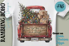 Dont Get Your Tinsel In A Tangle Vintage Old Truck Product Image 1
