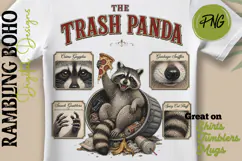 Trash Panda Parody Field Guide Raccoon Product Image 1