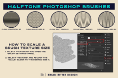 Halftone Photoshop Brushes Product Image 9