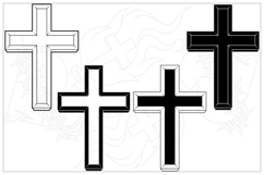 Cross with the Sacred Heart of Jesus Product Image 8