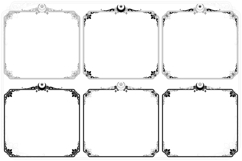 Vector design of a Victorian-style photo frame Product Image 8